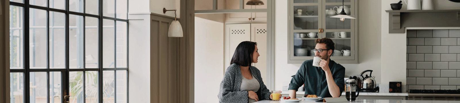 couple in the kitchen