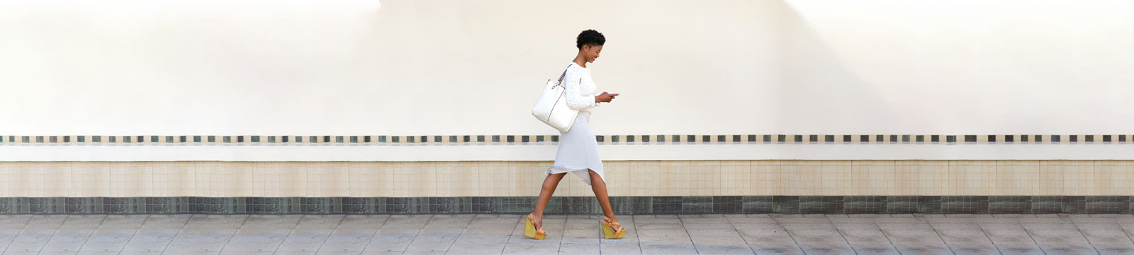 woman walking